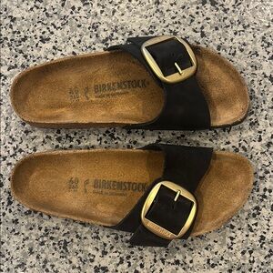 Birkenstock Madrid with Gold Buckle size 40